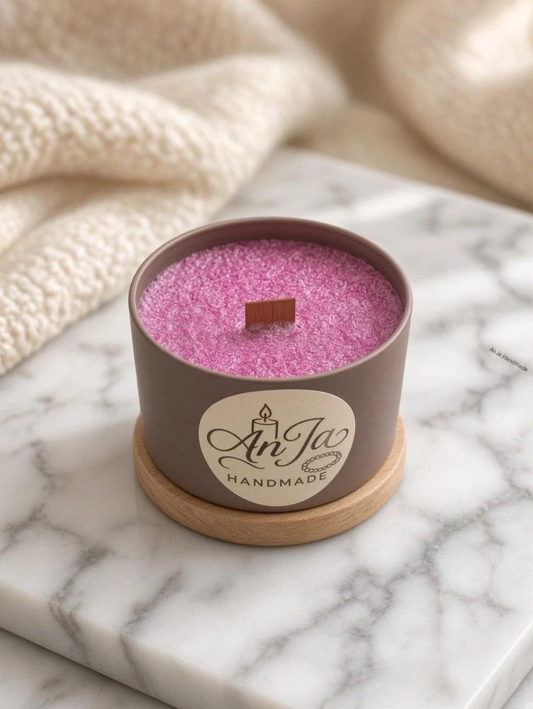 Rose gold plechovka - pivoňka