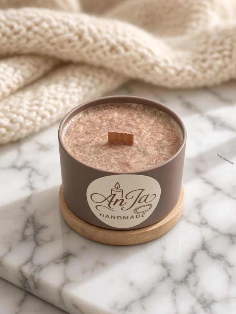 Rose gold plechovka - vanilka + skořice
